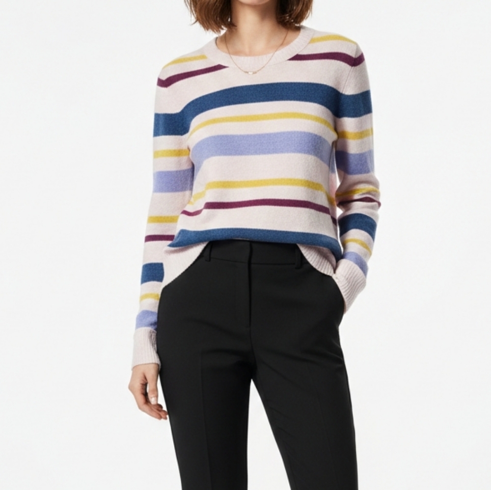 J. Crew Multicolor Striped Women's Sweatshirt